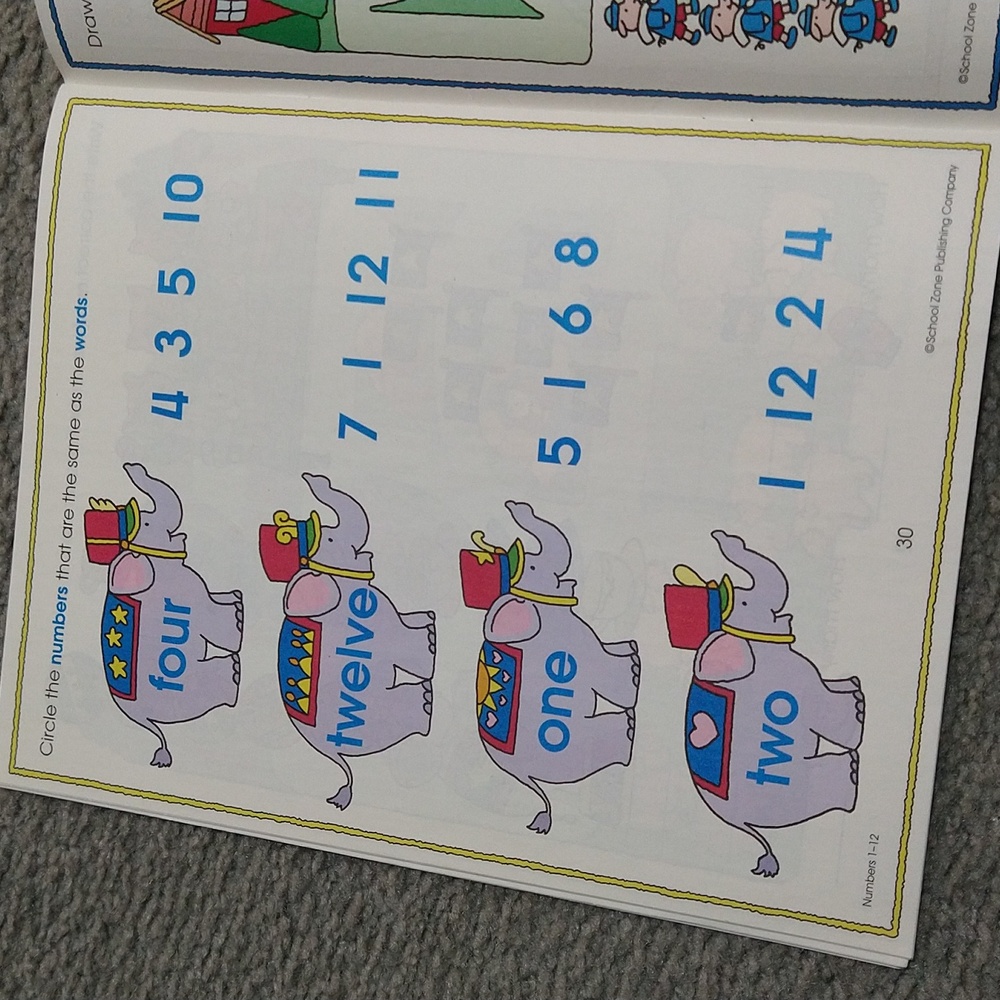 ✨✨✨ Numbers 1-12 Activity Book - New - Picture 11 of 13